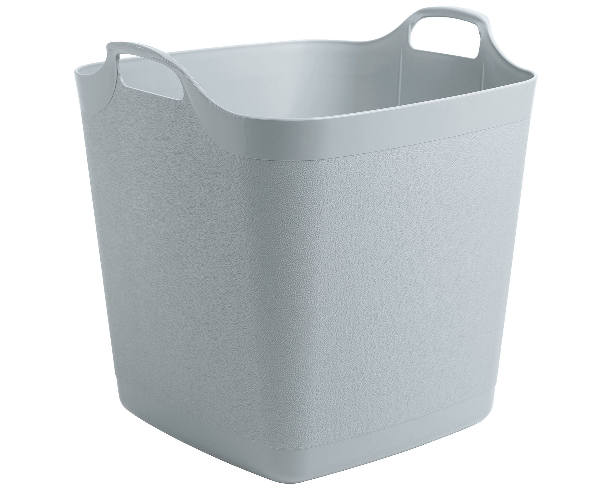 Wham Flexi Store 40 Litre Graduated Square Tub Cool Grey