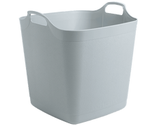 Wham Flexi Store 40 Litre Graduated Square Tub Cool Grey
