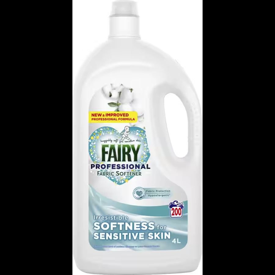 Fairy Professional Sensitive Fabric Conditioner – 4L (200 Washes)