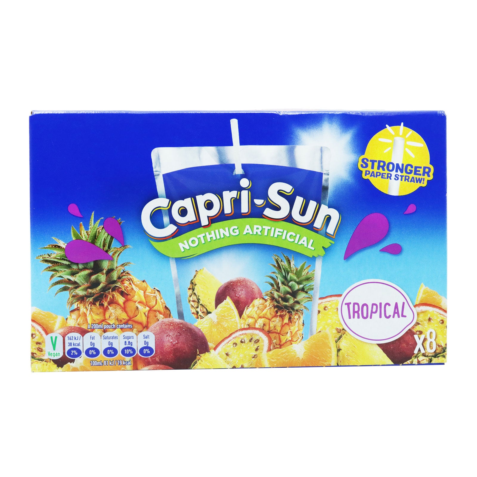 Capri Sun Tropical Juice 8 Pack 31/10/25 | High Quality Beverage Product Online - Product Image