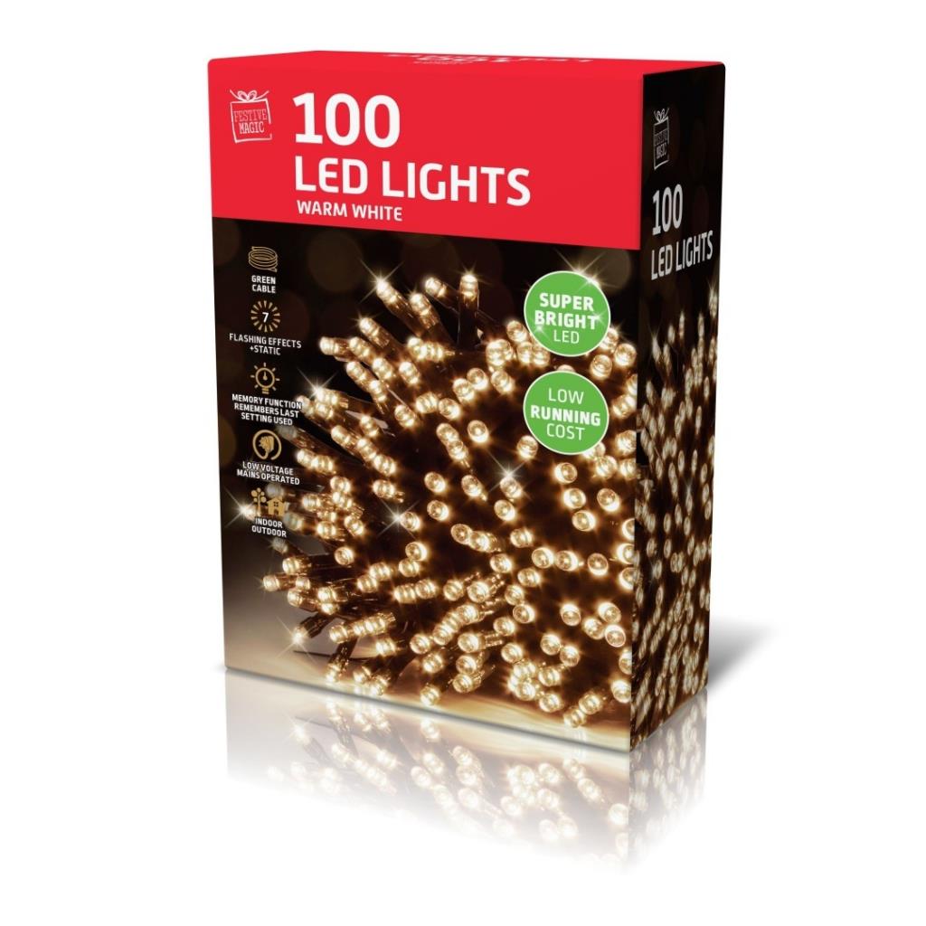 LED Lights 100 Warm White