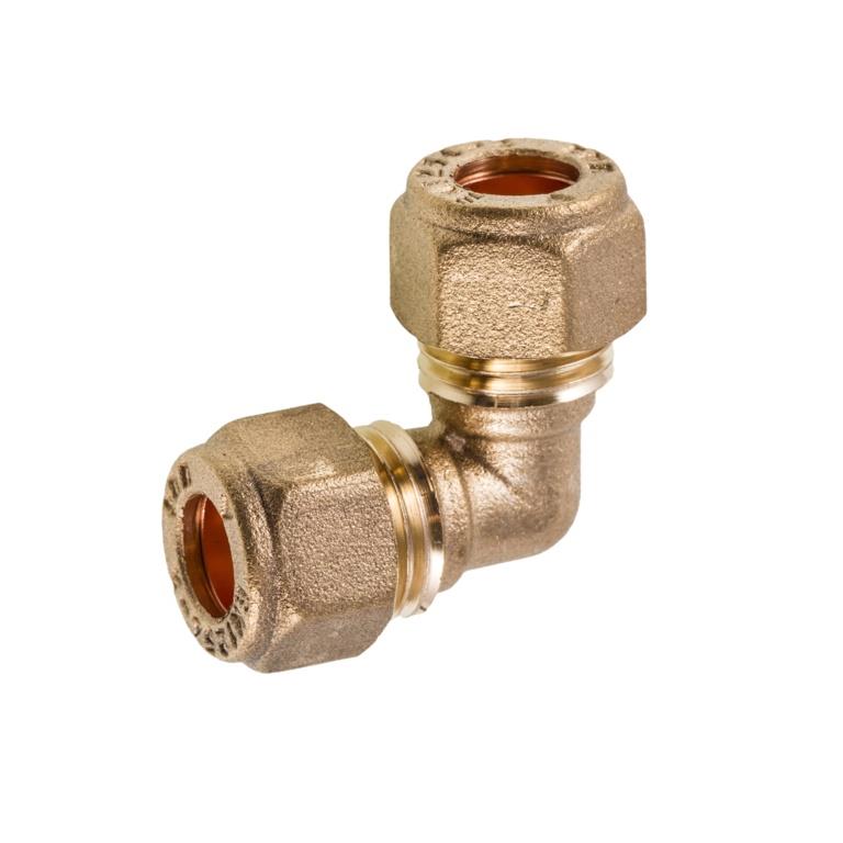 Securplumb Compression Elbow 15mm
