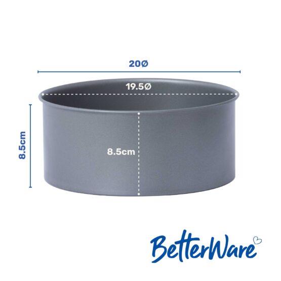 20cm Deep Cake Tin with Loose Bottom