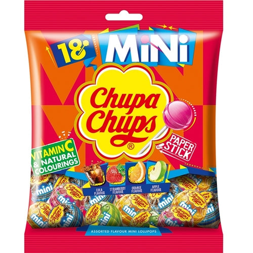 Chupa Chups Mini Lollies 18's 09/25