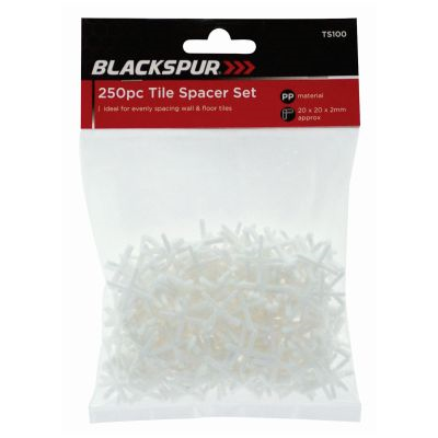 blackspur tile spacer set  250 pc