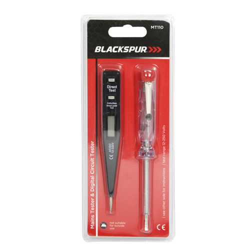 Blackspur Mains Tester And Digital Circuit Tester Set