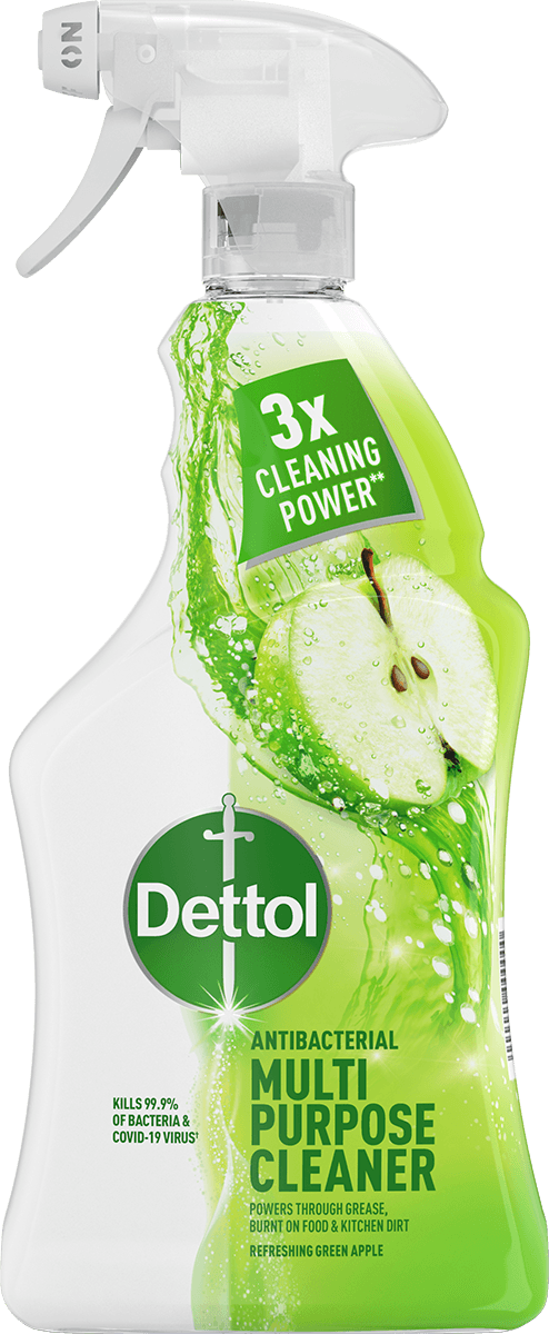 Dettol Clean & Fresh Multipurpose Green Apple Trigger 500ml