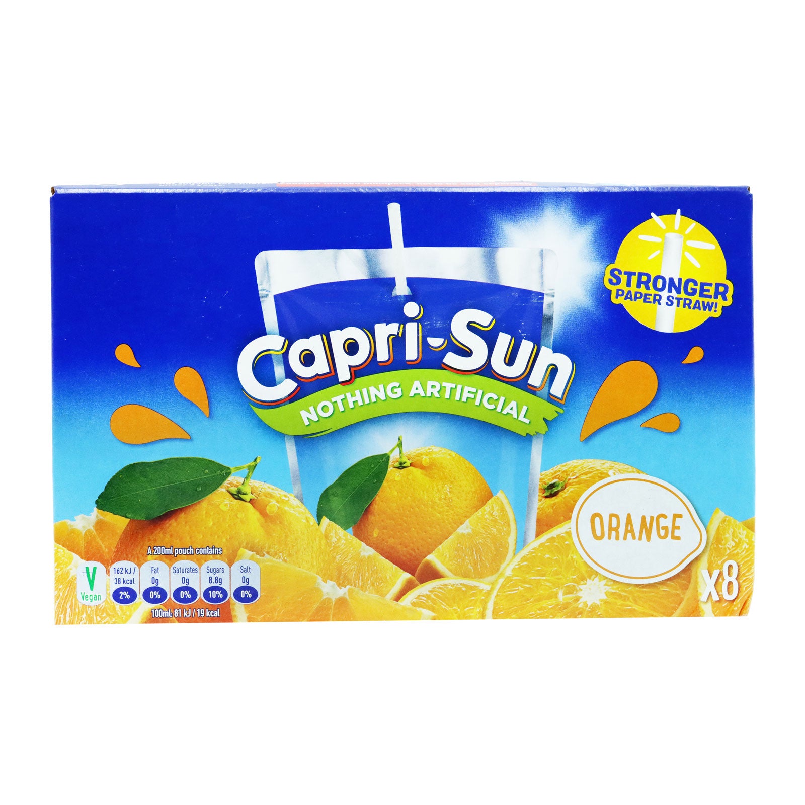 Capri Sun Orange Juice 8 Pack 30/11/25 | High Quality Beverage Product Online - Product Image
