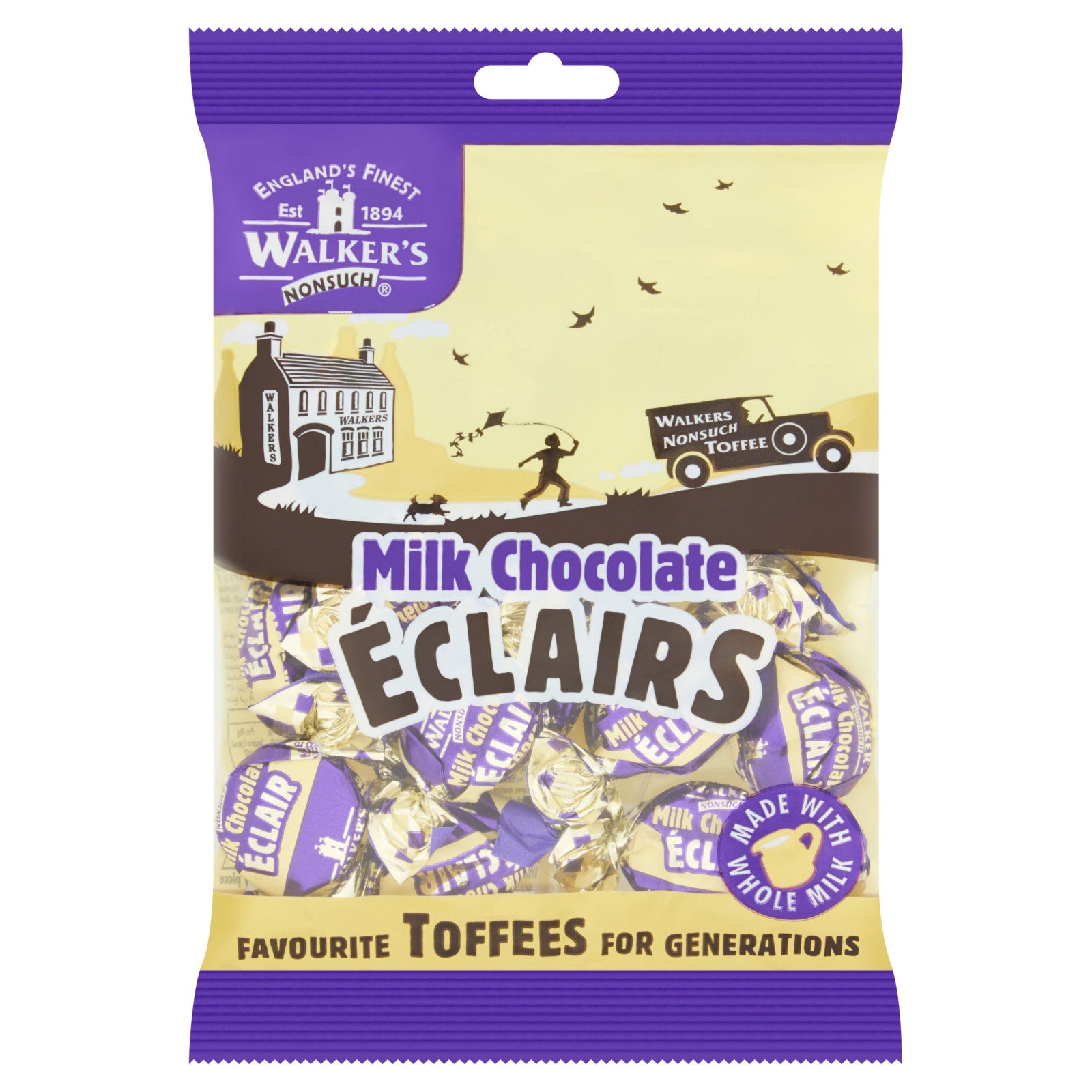 Walkers Milk Chocolate Eclairs 150g