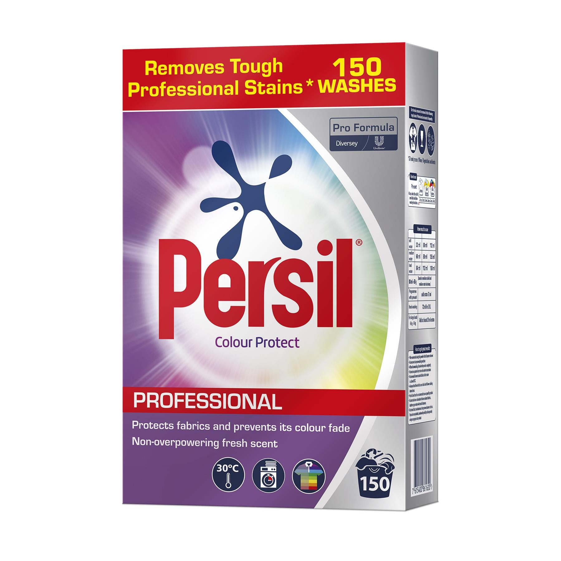 Persil Professional Laundry Washing Powder 7.5kg | 150 Washes | Bio, Non Bio & Colour Protect Options Available