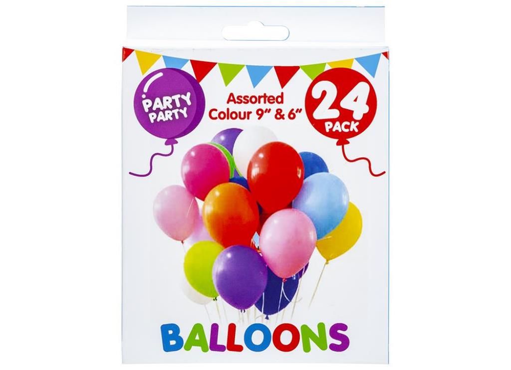 Balloons Colour Asst 9