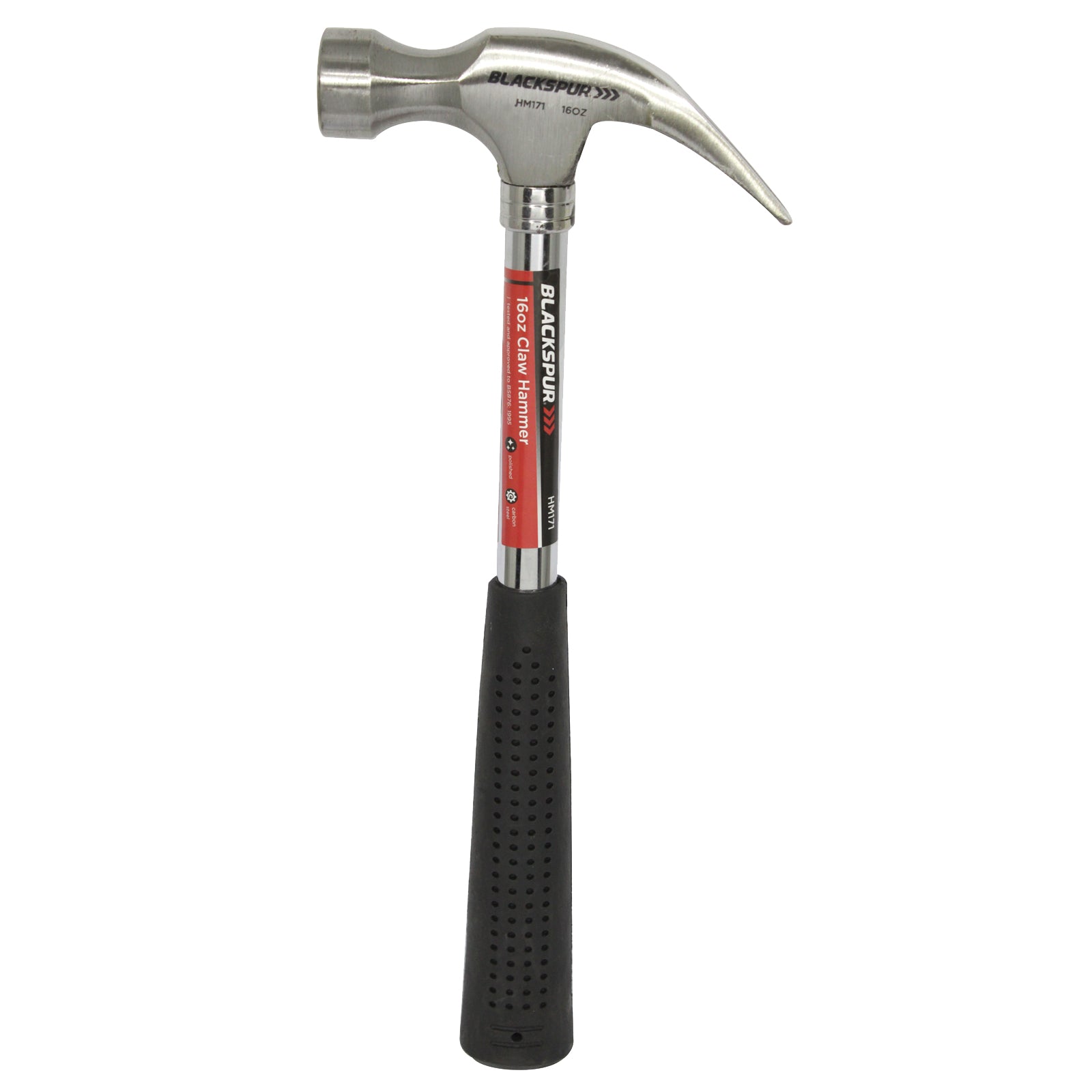 Blackspur 16oz Tubular Steel Claw Hammer