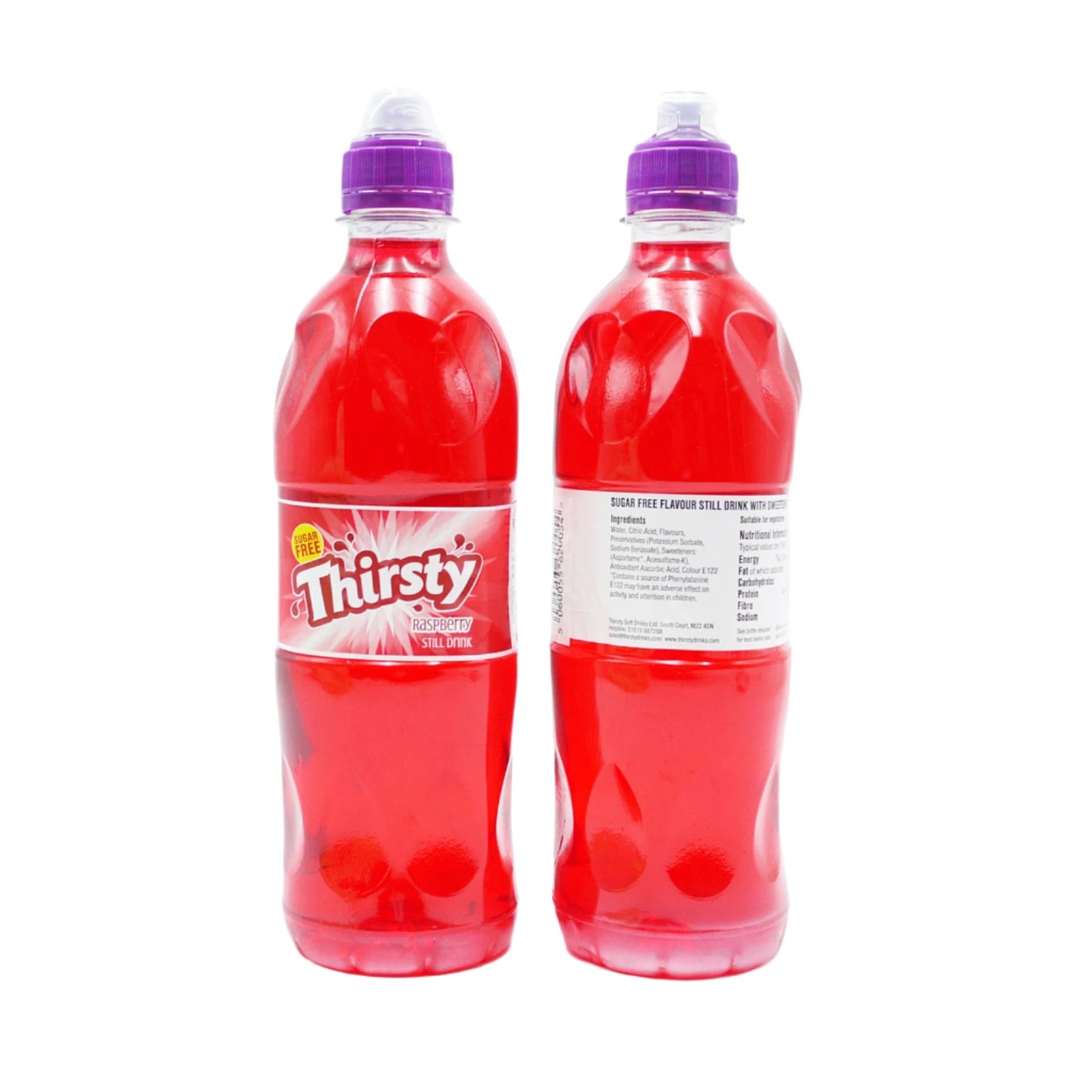 Thirsty Raspberry Still Drink Sugar-Free 500ml