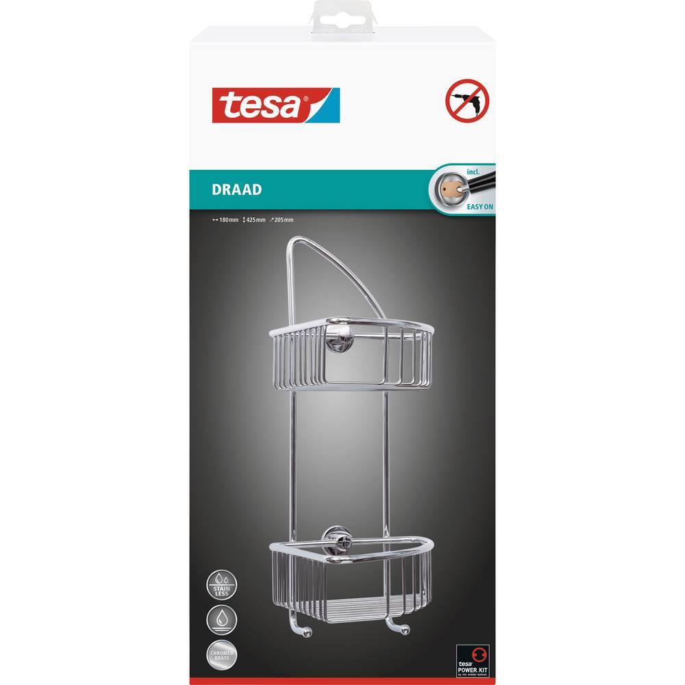 Draad Shelf Adhesive Chrome (glossy)