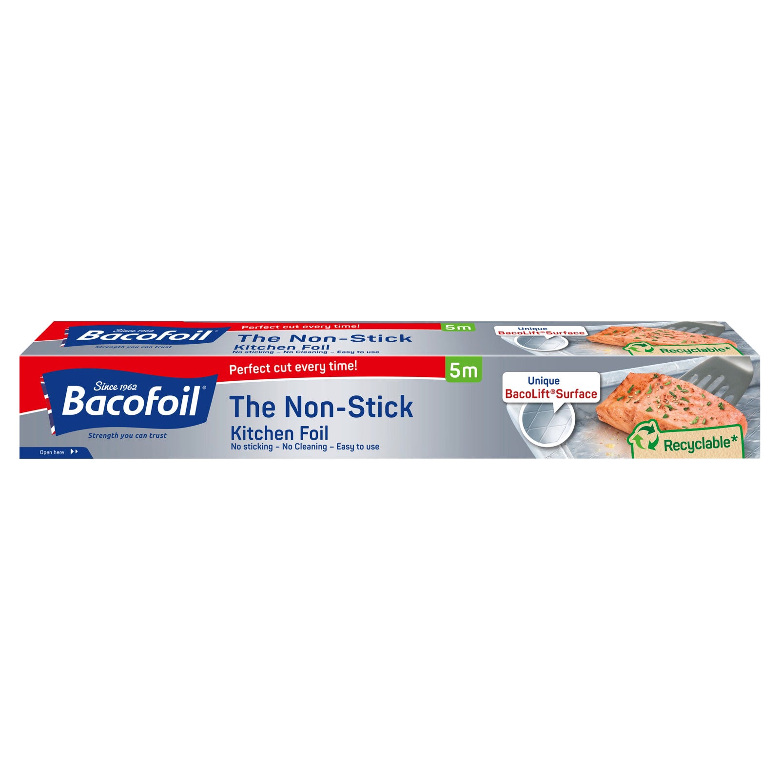 Baco Bacofoil Non Stick Kitchen Foil 300mm X 5m Aluminium