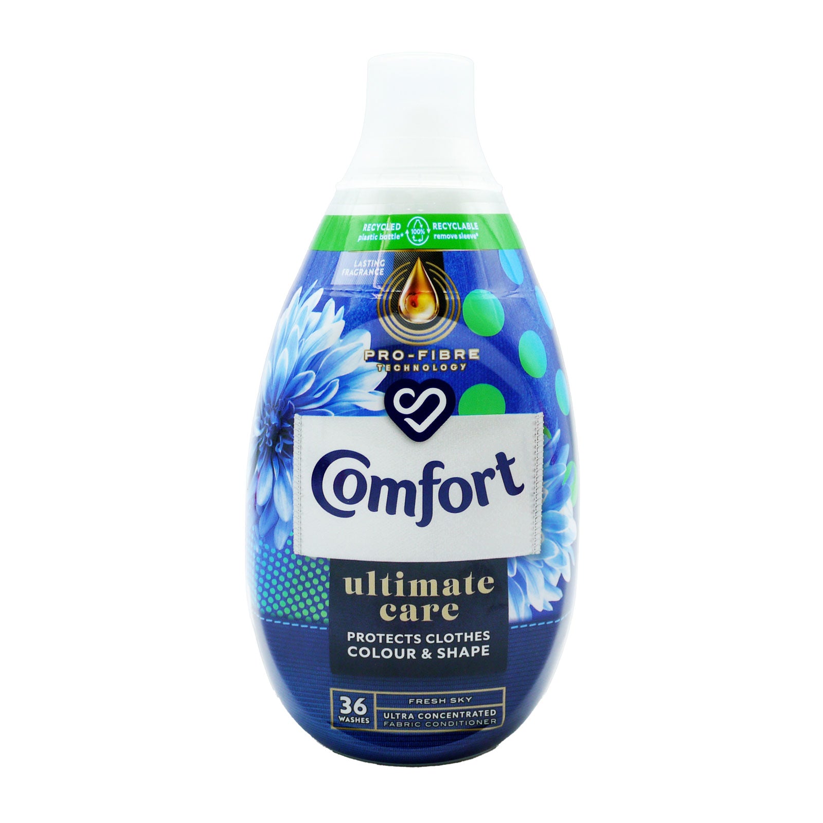 Comfort Ultimate Care Protects Clothes 36 Washes.