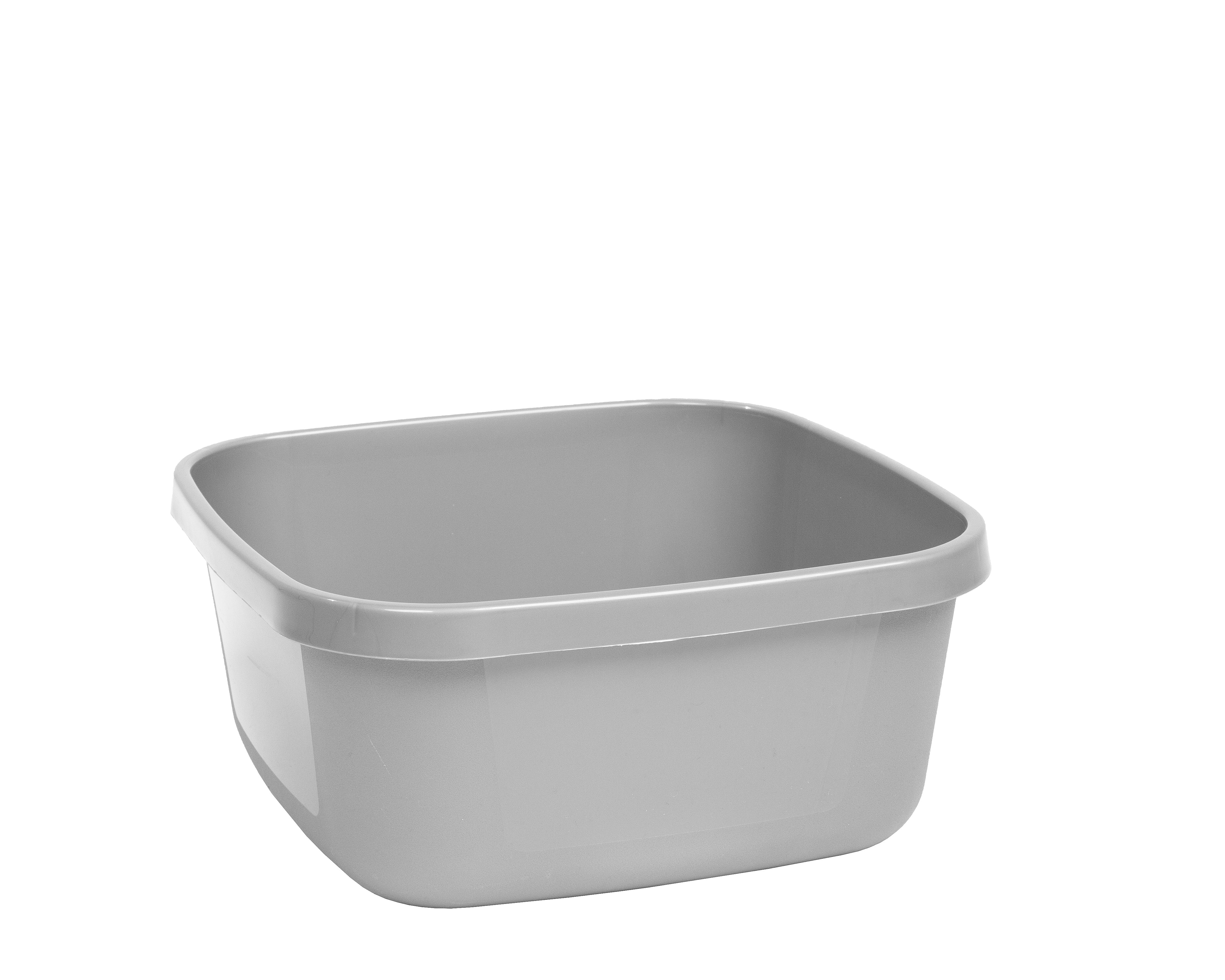 Everyday Square Bowl Cool Grey 32cm
