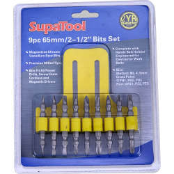 SupaTool Drill / Driver Bit 9 Piece