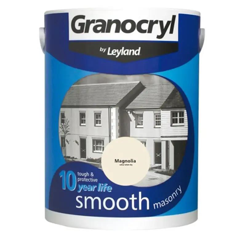 Granocryl By Layland Smooth Masonry Paint Magnolia 5L