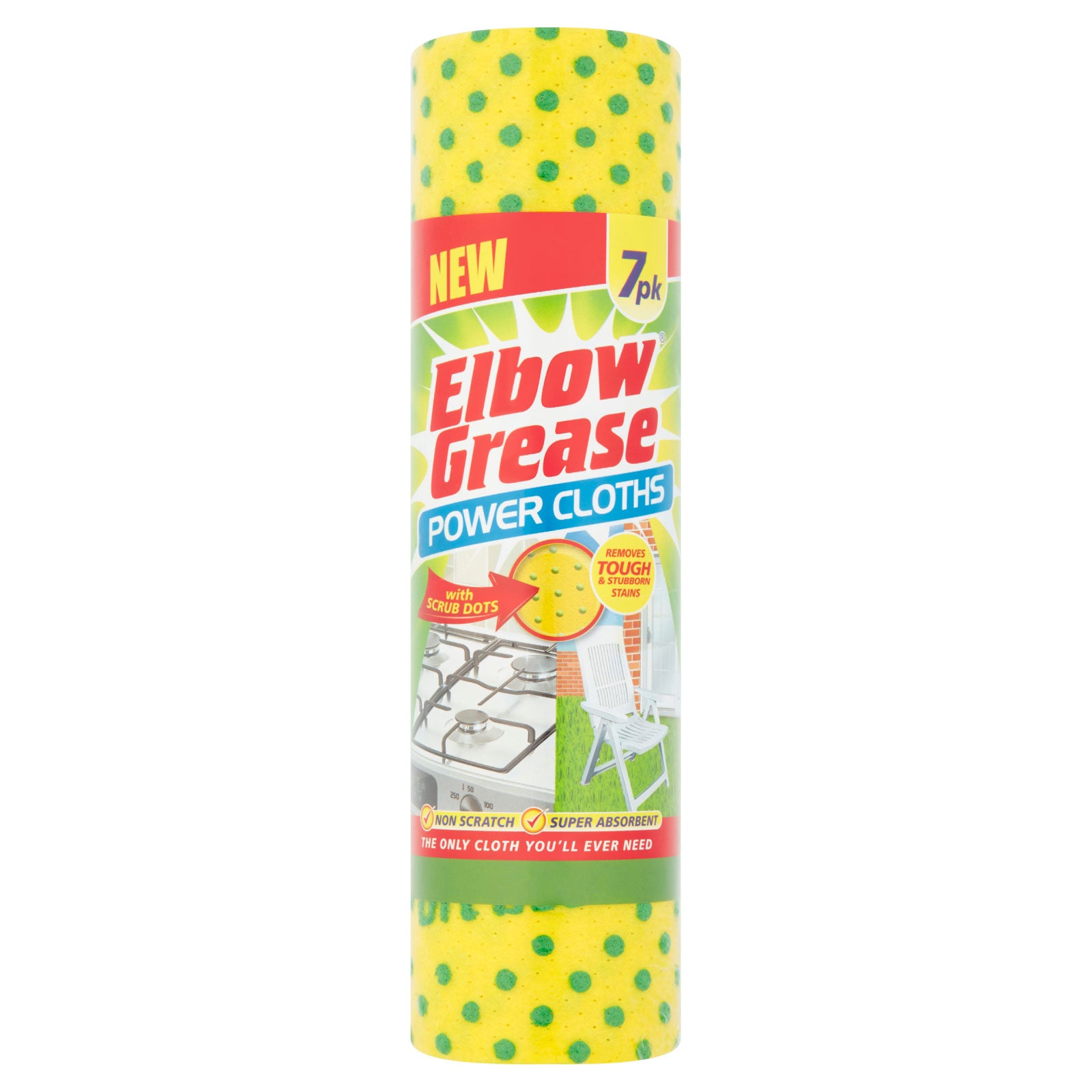 New Elbow Grease Power Cloths 7Pack