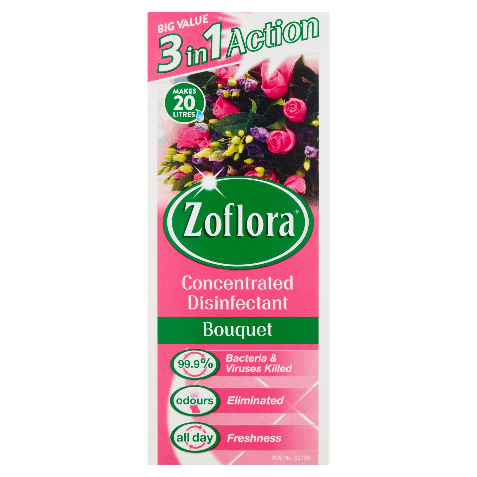 Zoflora 3 In 1 action Bouquet Disinfectant 500ml