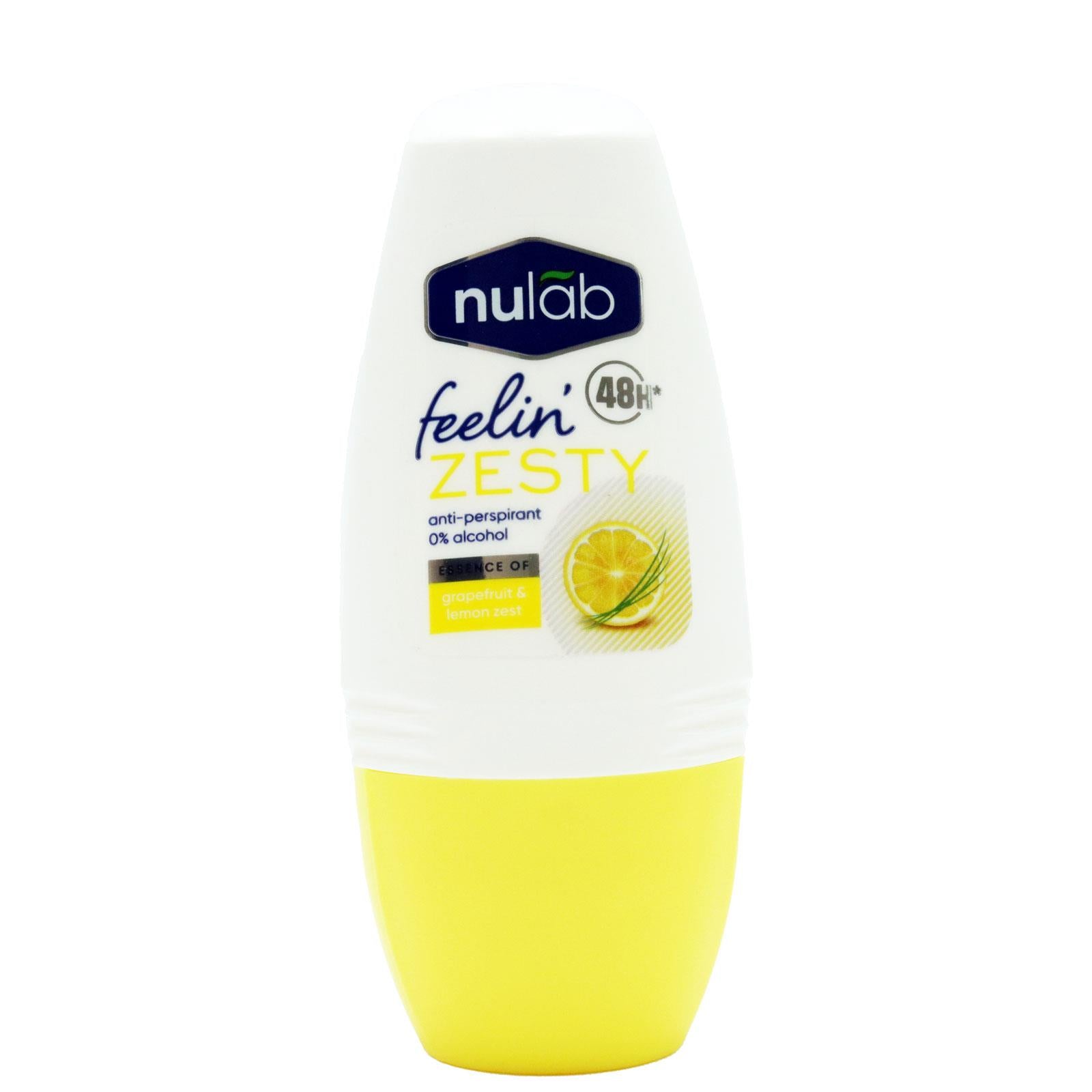 Nulab Womens Antiperspirant Roll On Zesty