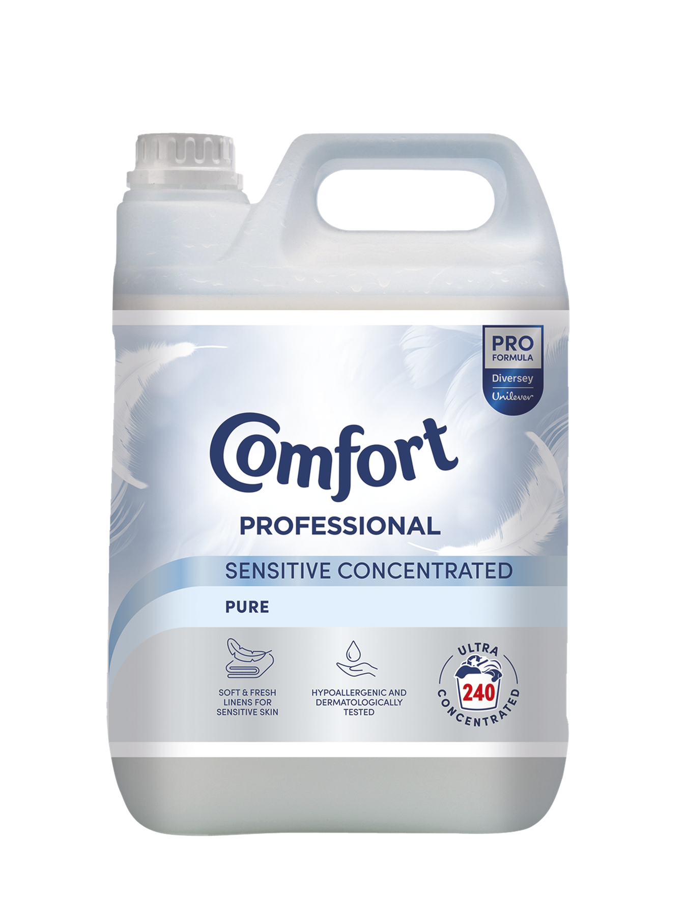 Comfort Professional 4.8L Fabric Softener | 240 Washes | Single & Twin Pack | Fresh Classic, Sensitive and Tropical Lily