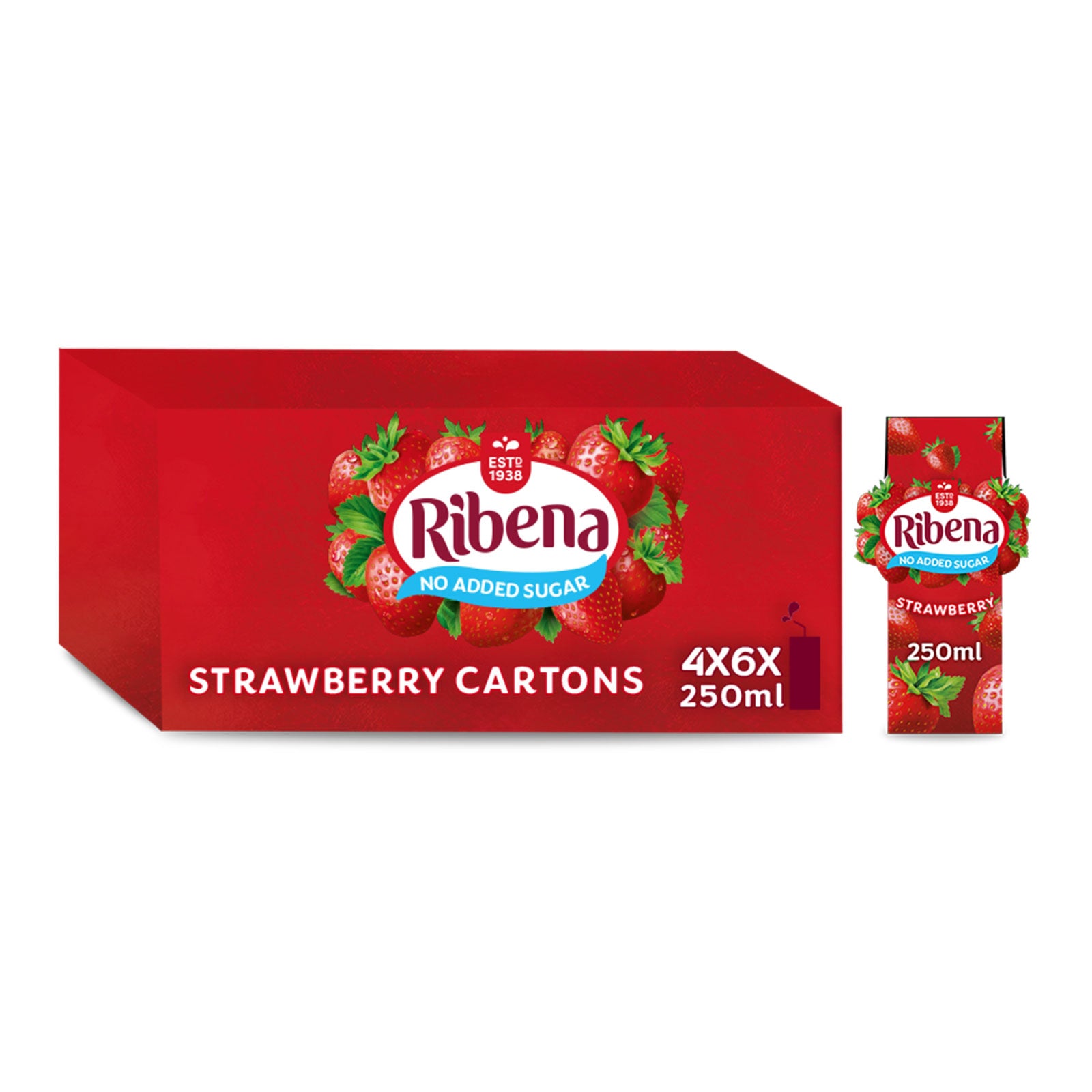 Ribena Strawberry Juice Packs 250ml