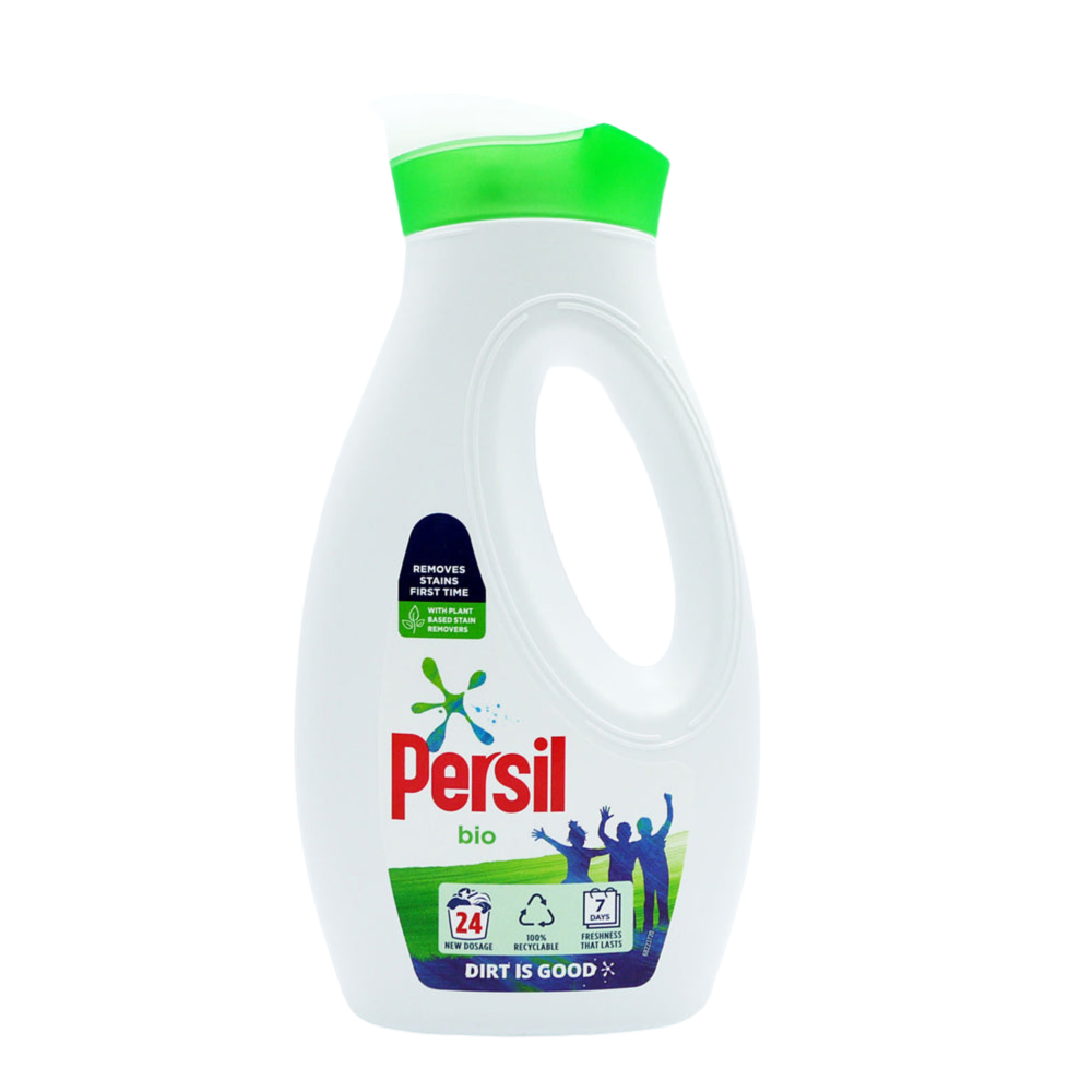 Persil Bio Laundry Washing Liquid Detergent 24 Wash 648 ml