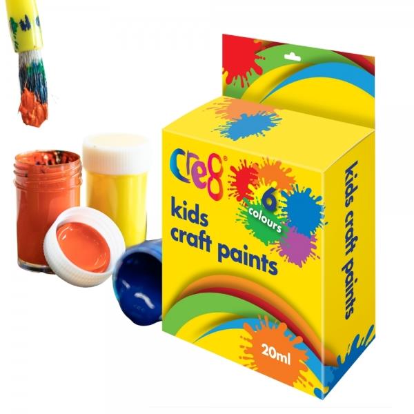 Kids Craft Paints, 6pcs