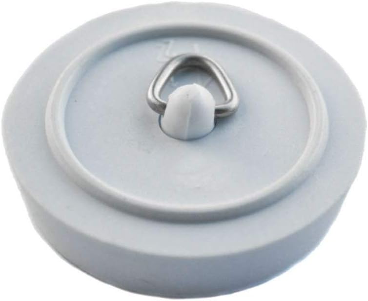 Fastpak 1 1/2 Inch Sink Plugs, White - Pack of 3