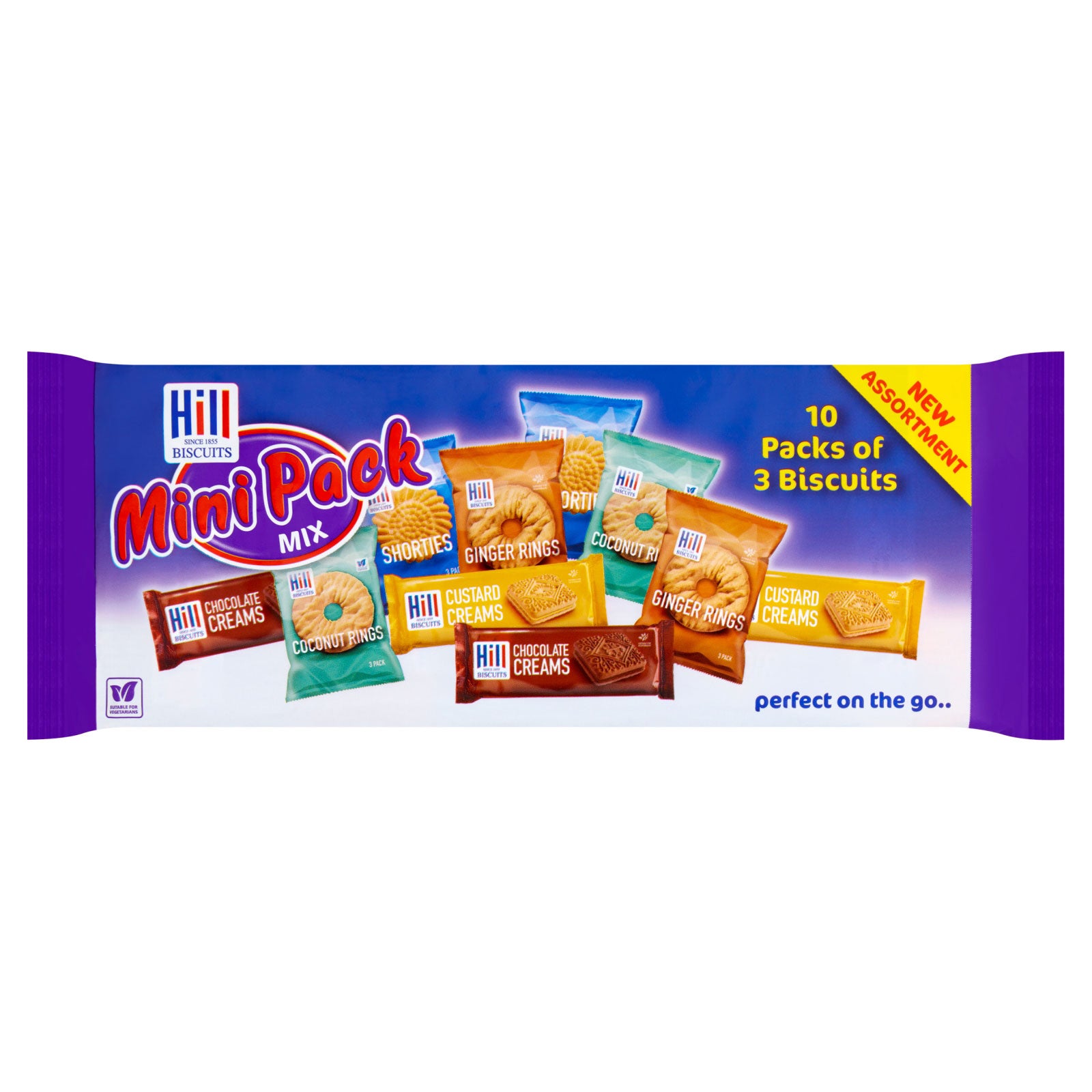 Hill Mini Pack Mix 8 Packs of 3 Biscuits 246g