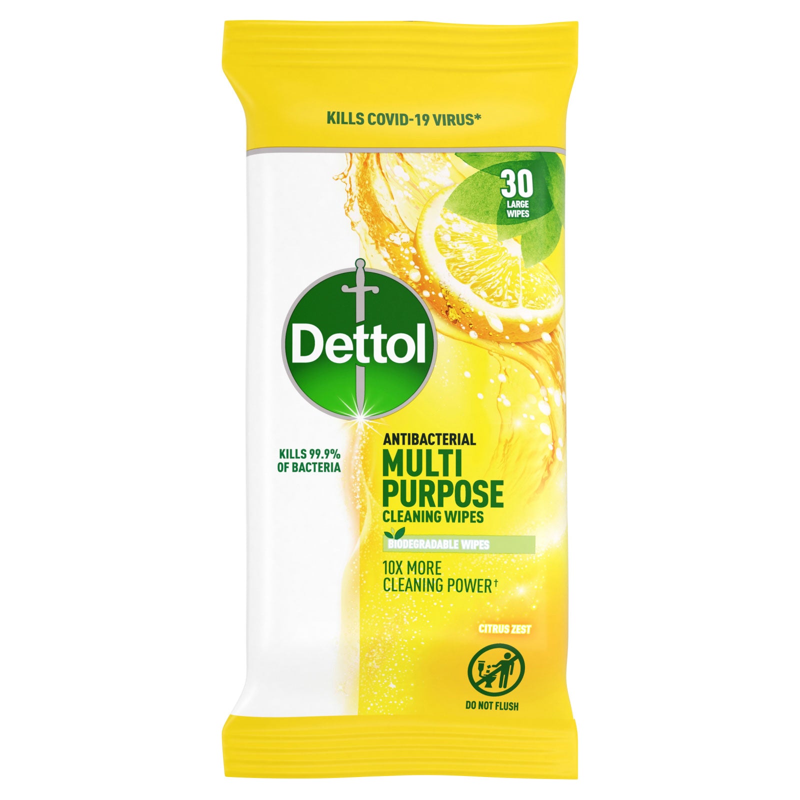 Dettol Multi Purpose Cleaning 30 Large Wipes