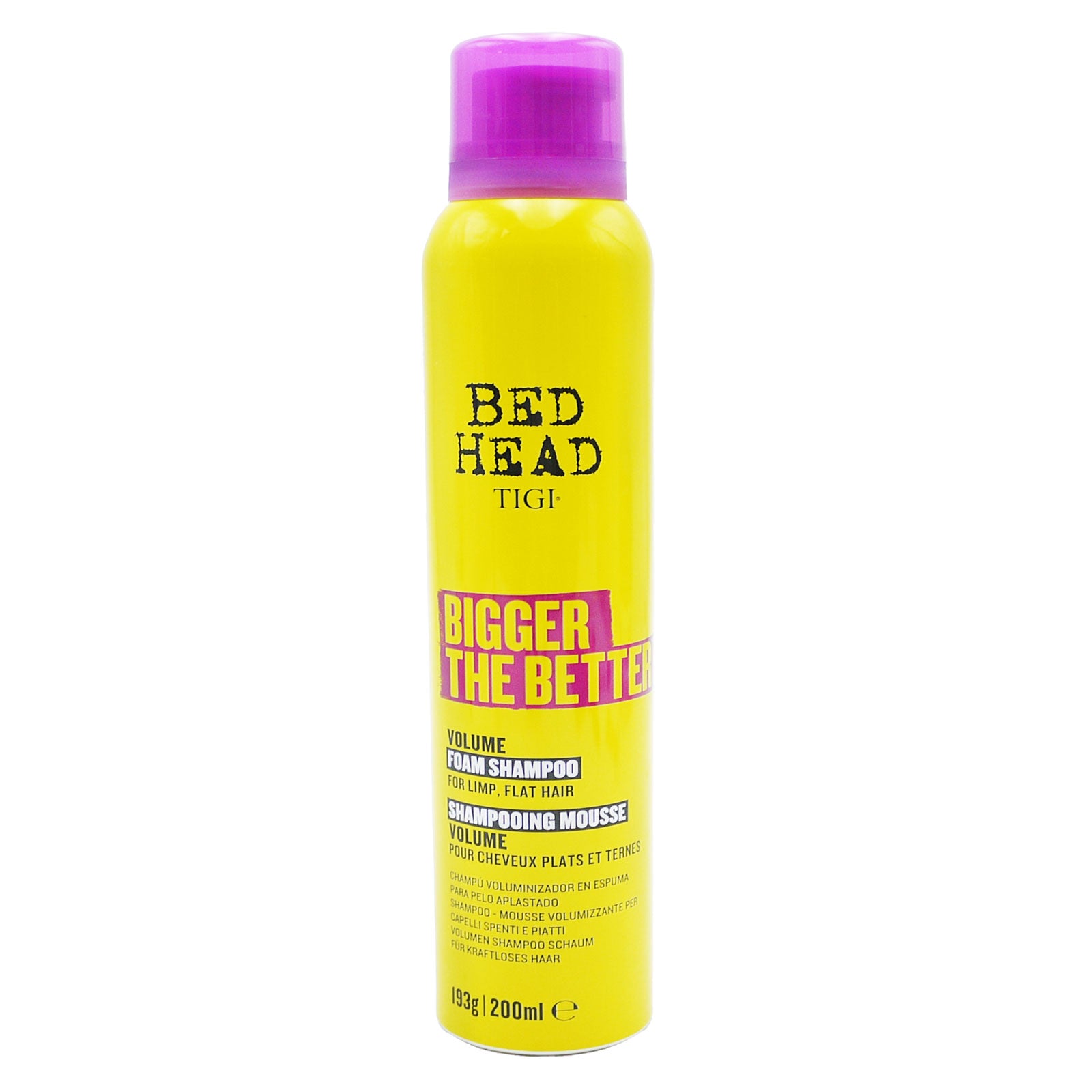 Tigi Bed Head Foam Shampoo For Limp & Flat Hair 200ml