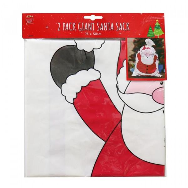 Giant Sack 2PC Santa PE
