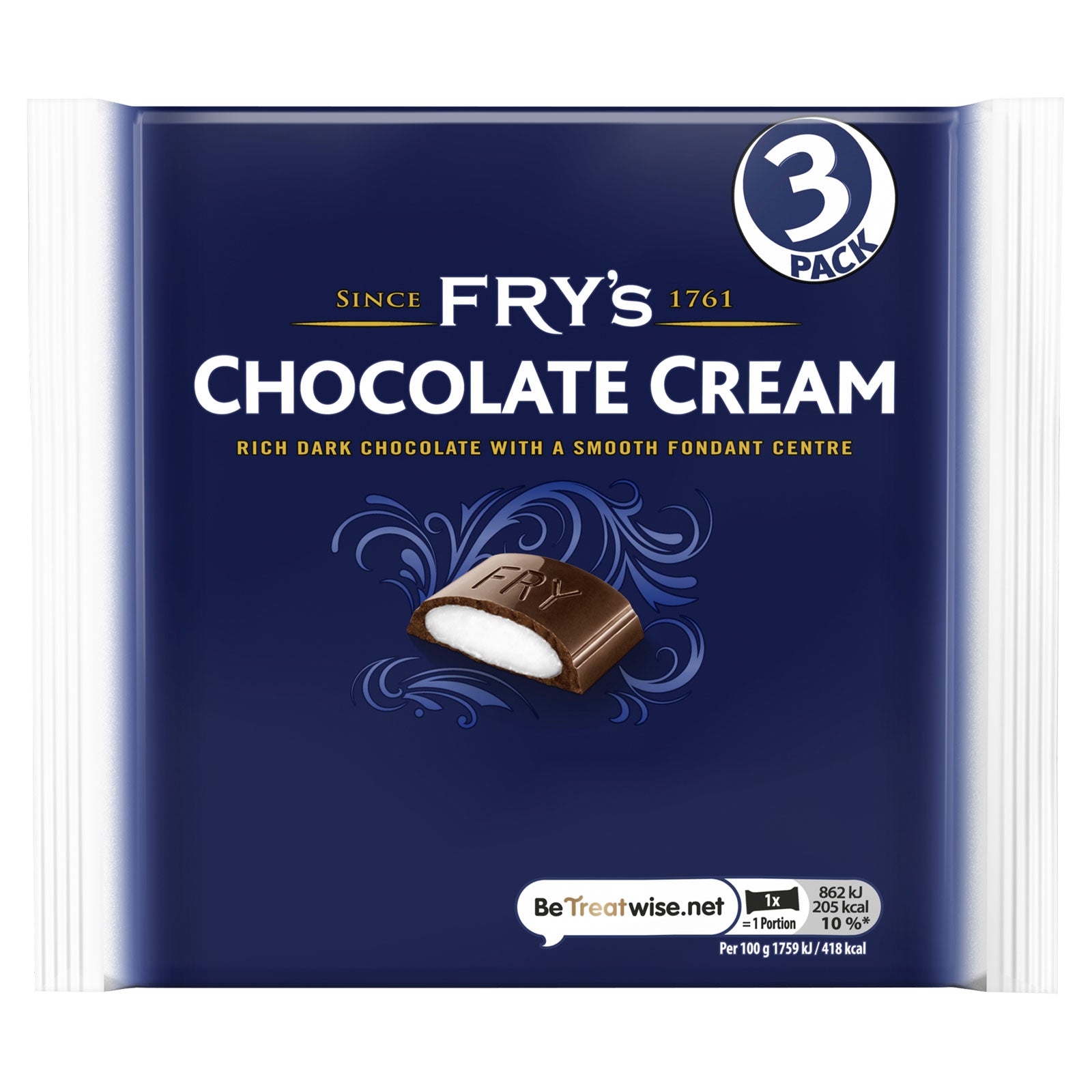 Fry's Chocolate Cream 3 x 49g