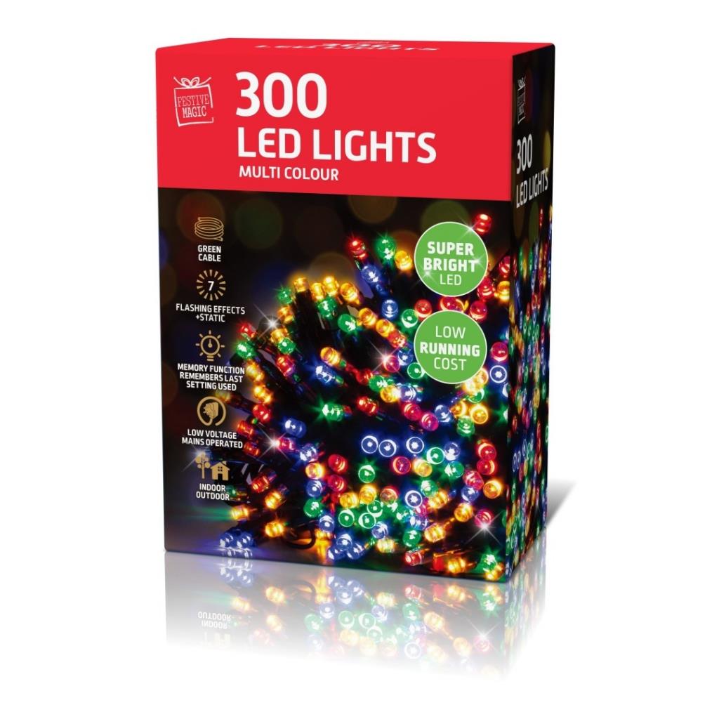 LED Lights 300 Multicoloured