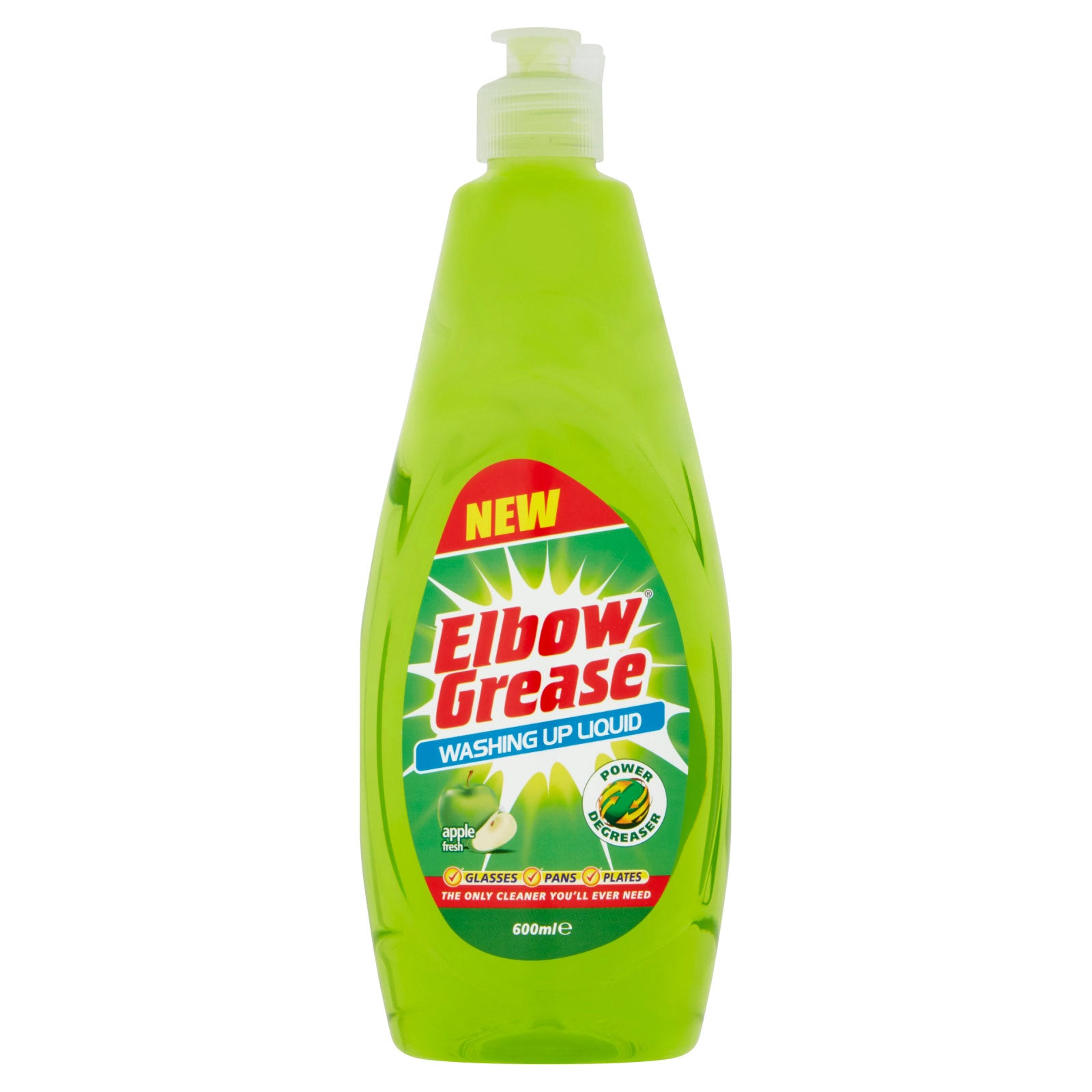 Elbow Grease Washing Up liquid Apple 600ml