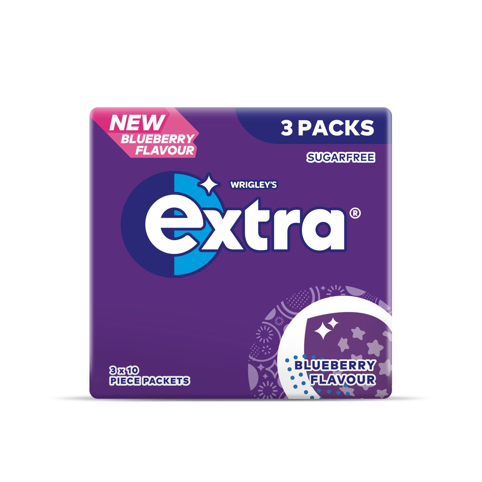 New Blueberry flavour Extra wrigley's 06/24