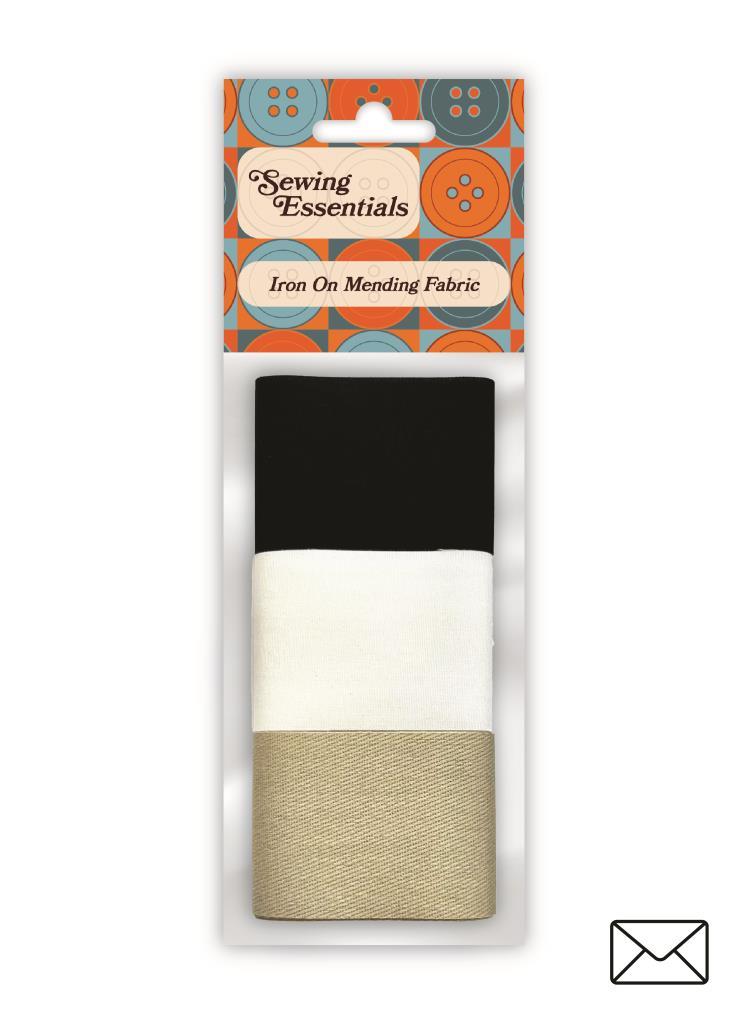 Sewing Essentials Iron On Mending Fabric- 3PCS