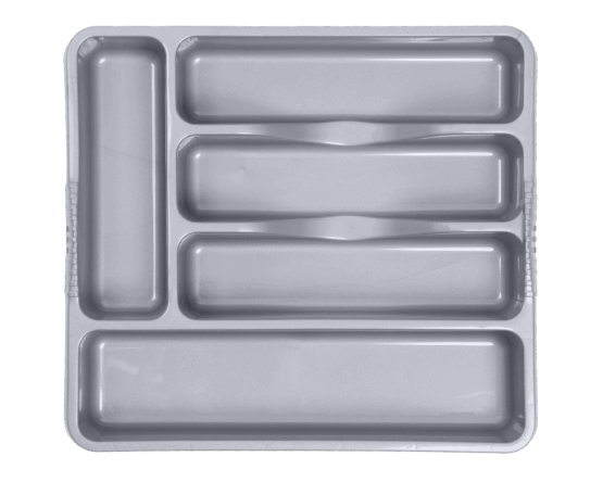 Casa Small Cutlery Tray Silver (33.00 x 29.50 x 5.00cm)