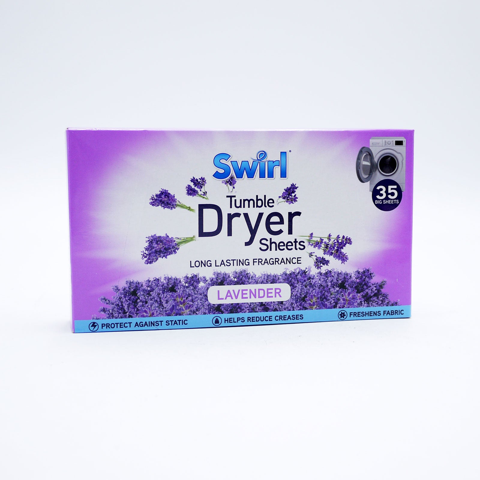 Swirl Tumble Dryer Sheet Lavender 35 Pack