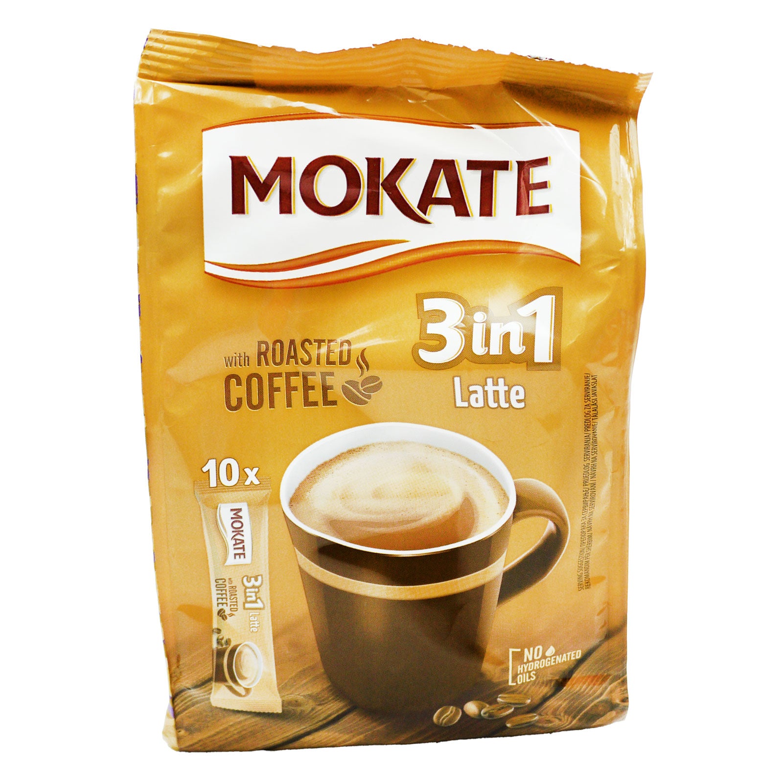 Mokate 3 In 1 Coffee Late 10 Pack Sachet