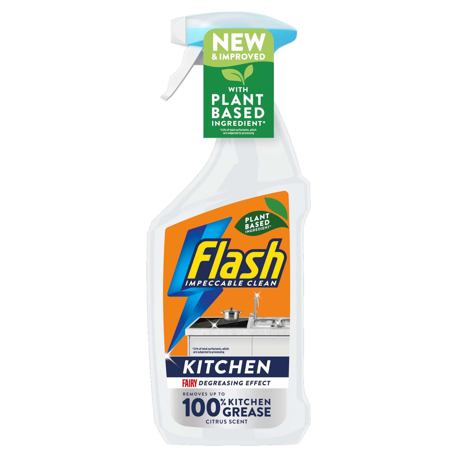 FLASH Kitchen With Fairy Citrus Scent 800ml