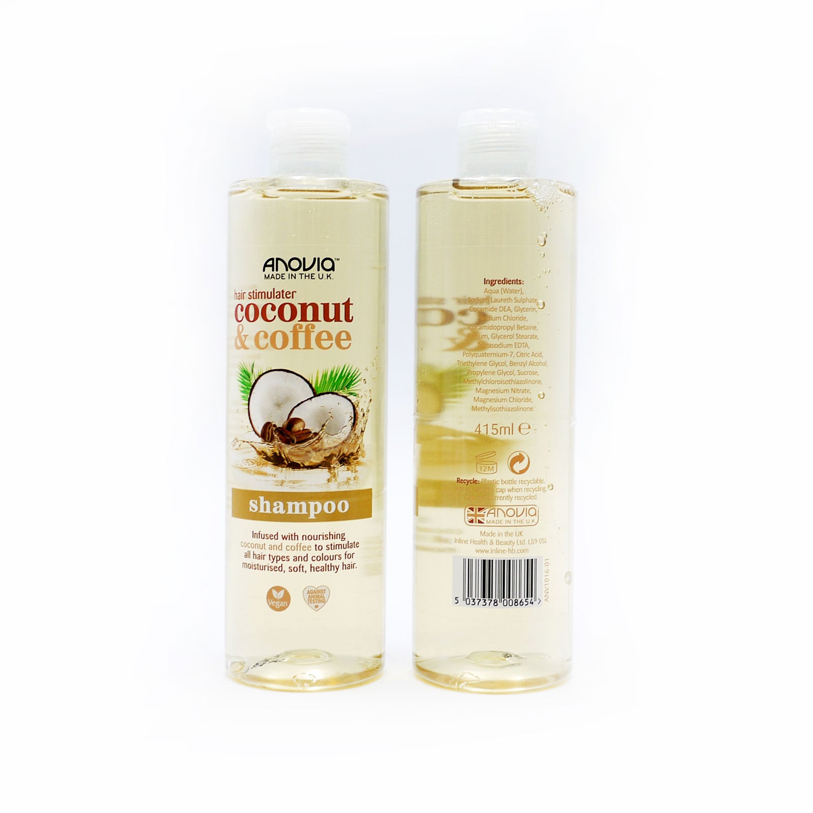 Anovia Shampoo Coconut &  Coffee 415ml