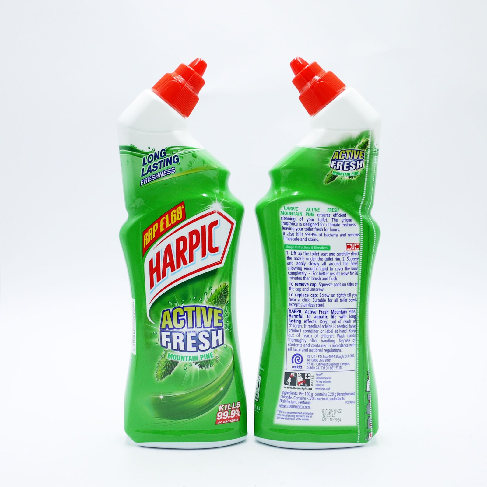 Harpic Active Fresh Mountain Pine Toilet Cleaning Gel 750ml