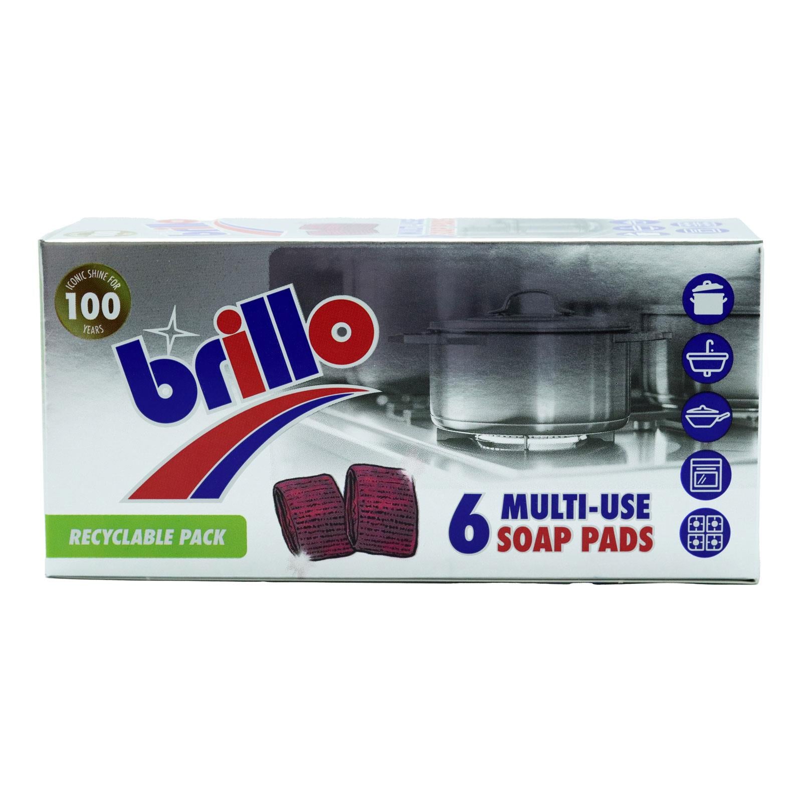Mr Muscle Brillos Soap 6 Pads