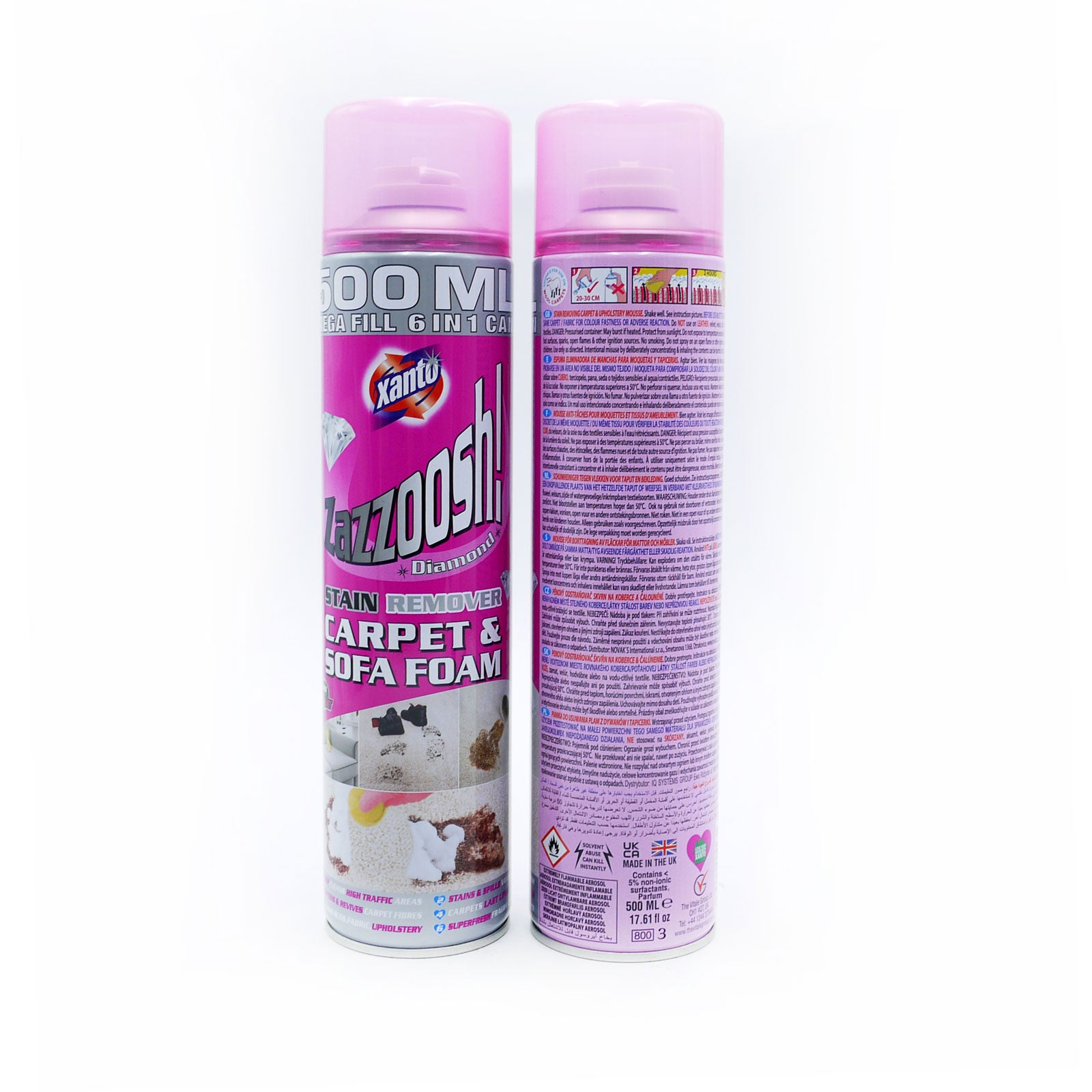 Xanto Vamoosh Pet Stain & Odour Buster Mousse 600ml