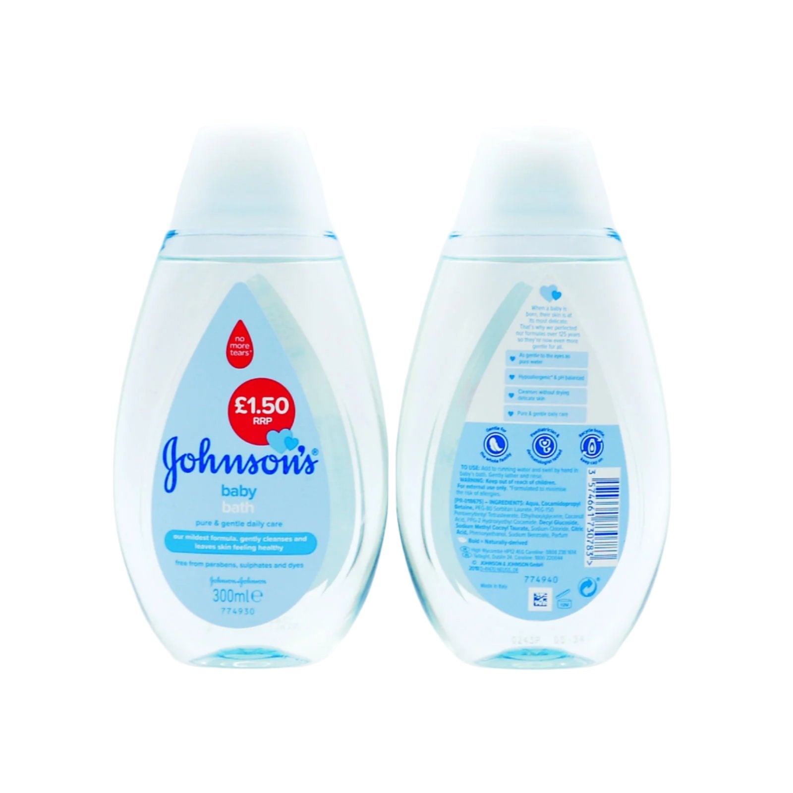 Johnsons Baby Bath 300ml