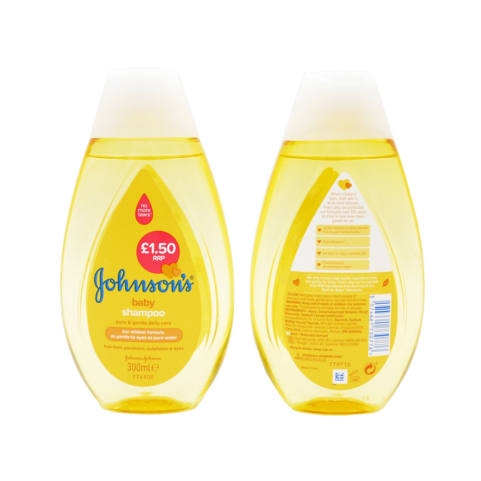 JOHNSON'S Baby Shampoo 300ml